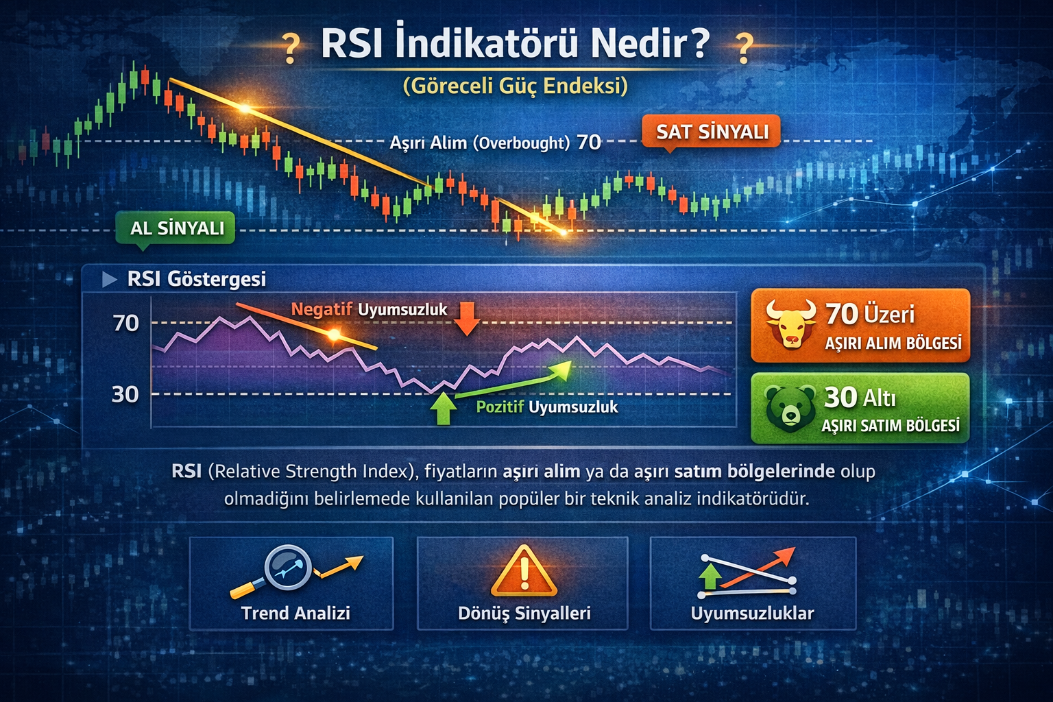 RSI İndikatörü Nedir? RSI Ne İşe Yarar?